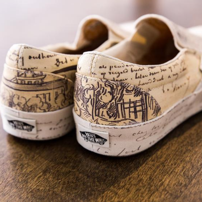 Giày Vans Gogh Museum x Vans Slip on VN0A38F7U7T - Ảnh 3