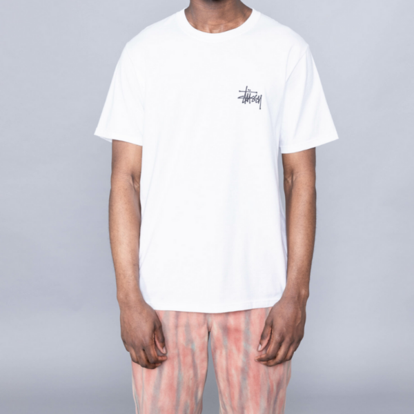 Áo Stussy Basic T-Shirt White - Hình ảnh 2