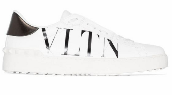 Giày Valentino Gavarani Women's White Leather Sneakers UW2S0781PSTA01