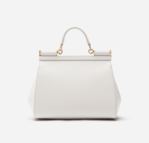 Tui Dolce & Gabbana Medium Dauphine Leather Sicily Bag 'White' BB7117A10378M307