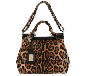 Túi Dolce & Gabbana Pony Hair 'Leopard Print'