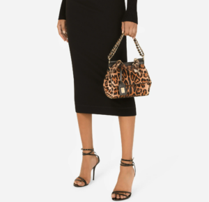 Alternative view of Túi Dolce & Gabbana Pony Hair 'Leopard Print'