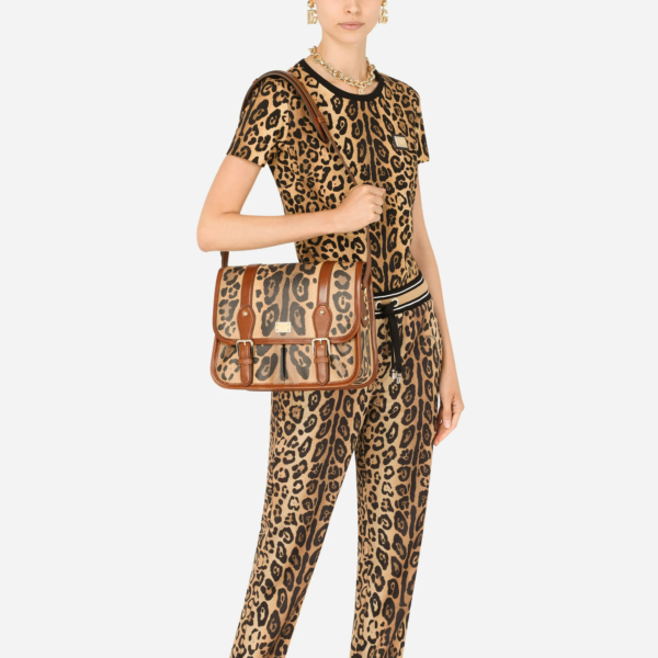 Túi Dolce & Gabbana Crespo 'Leopard Print' - Hình ảnh 3