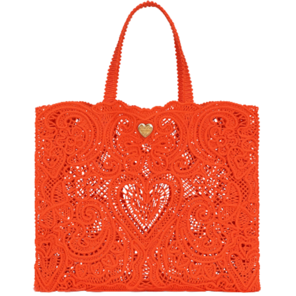 Túi Dolce & Gabbana Large Cordonetto Beatric Shopper Orange BB6957AW71780244