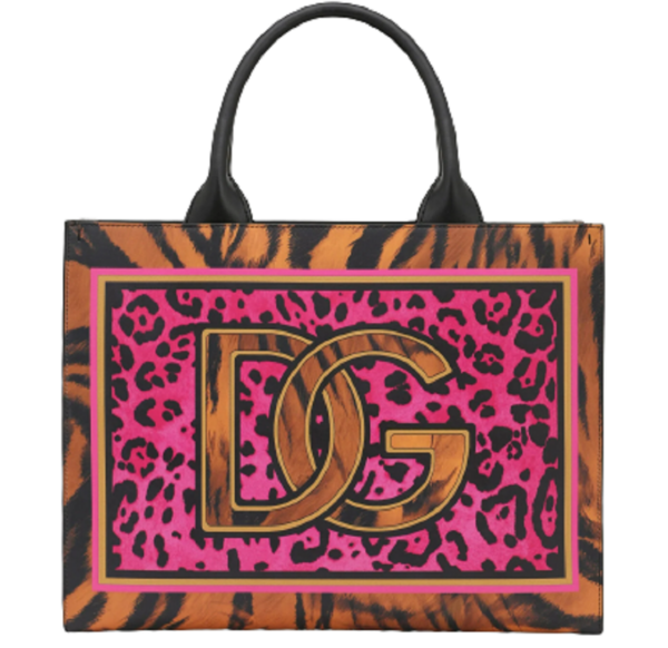 Túi Dolce & Gabbana Small DG Daily Tote Bag With Tiger Print BB7023B5937HE3QL