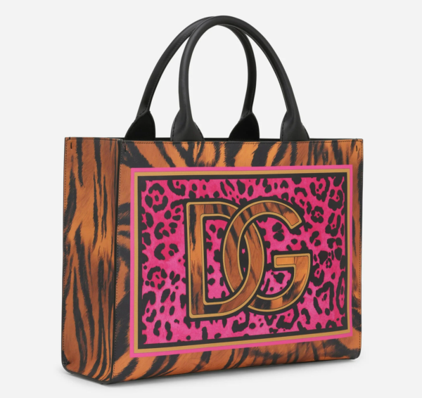 Túi Dolce & Gabbana Small DG Daily Tote Bag With Tiger Print BB7023B5937HE3QL - Hình ảnh 3