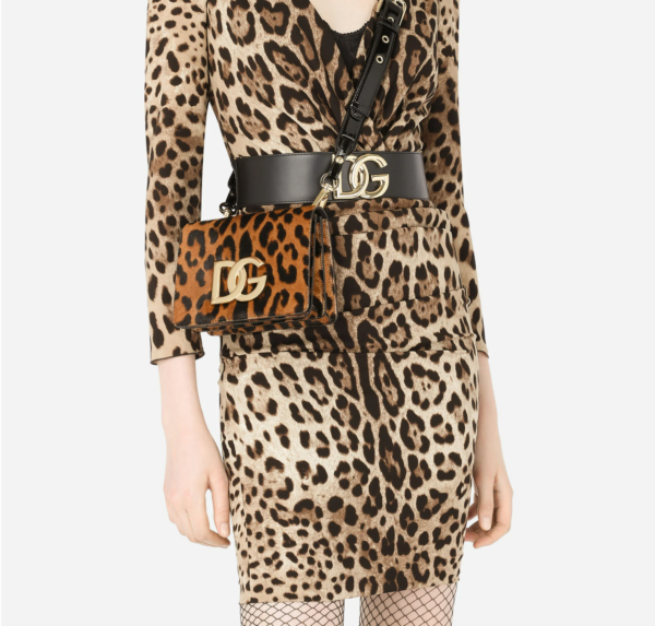 Túi Dolce & Gabbana Pony Hair 'LeoPard Print' BB7037AQ291HAALM - Hình ảnh 2