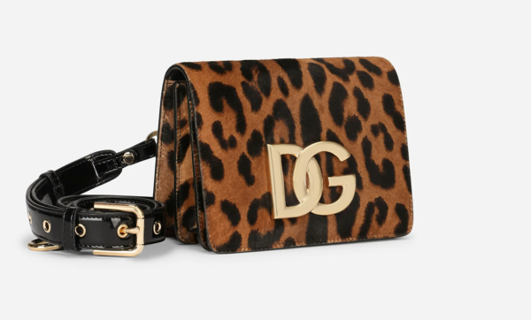 Túi Dolce & Gabbana Pony Hair 'LeoPard Print' BB7037AQ291HAALM - Hình ảnh 5