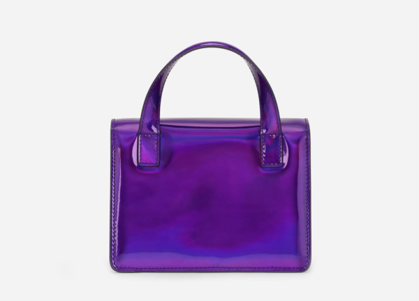 Túi Dolce & Gabbana Strobo Calfskin 3.5 Top-Handle Bag Purple BB7078AQ4958H459 - Hình ảnh 3