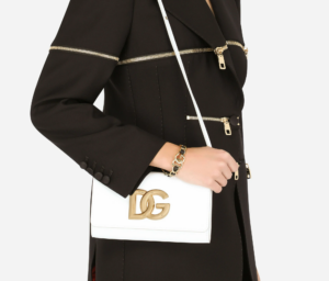 Alternative view of Túi Dolce & Gabbana Calfskin 3.5 Clutch White BB7082AW57680002