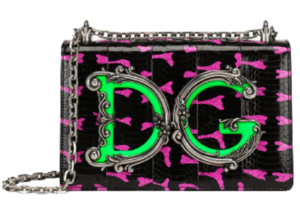 Túi Dolce & Gabbana Girls Crossbody Bag In Printed Elaphe BB7101AY0518B030