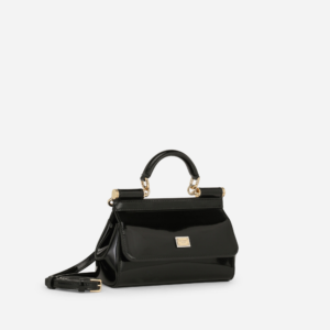 Tui Dolce & Gabbana Small Polished Calfskin Sicily Bag 'Black' BB7116A103780999
