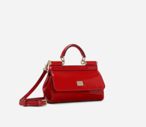 Tui Dolce & Gabbana Small Polished Calfskin Sicily Bag 'Red' BB7117A10378M307