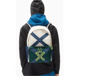 Alternative view of Balo Kenzo Multi-strap Logo Sport 'Blue White' FB65SA213F22-93