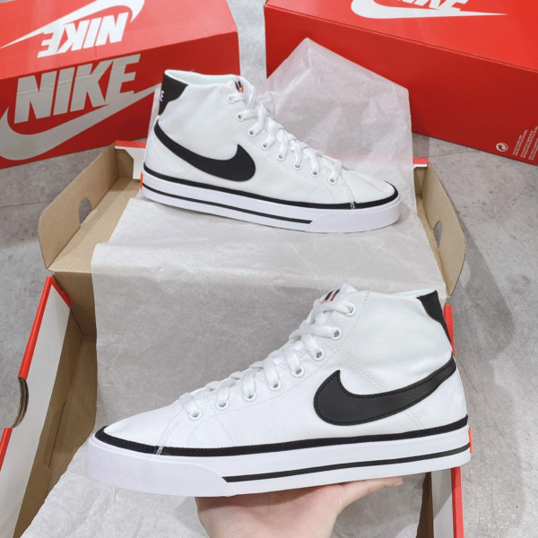 Giày Nike Court Legacy Canvas Mid White DD0162-100 - Hình ảnh 2