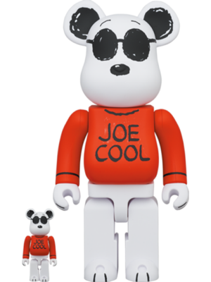 Mô Hình Bearbrick Snoopy Joe Cool 100% + 400%