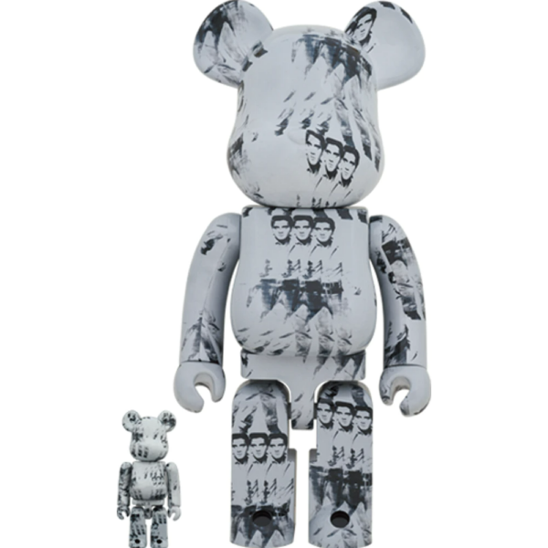 Mô Hình Bearbrick Andy Warhol's Elvis Presley