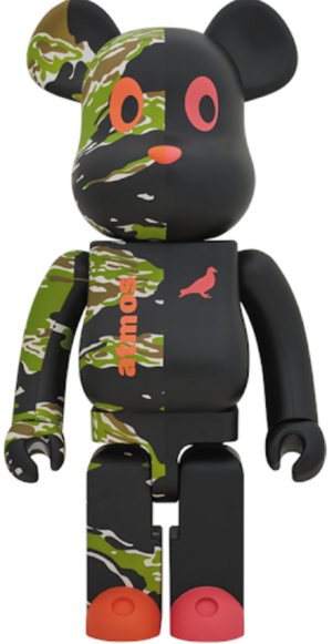 Mô Hình Bearbrick Atmos Staple 1000%