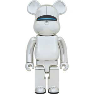 Mô Hình Bearbrick Sorayama Sexy Robot Silver