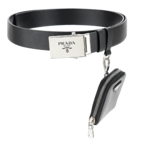 Thắt Lưng Prada Saffiano Belt With Pouch 2CM236-053-F0002