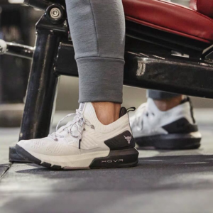 Alternative view of Giày Under Armour Project Rock 3 'Halo Grey Black' 3023004-100