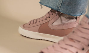 Alternative view of Giày Nike Blazer Mid 77 Jumbo 'Pink Oxford' DQ1471-600
