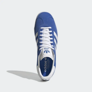 Giay Adidas Gazelle 'Blue Cloud White Gold Metallic' GX2207