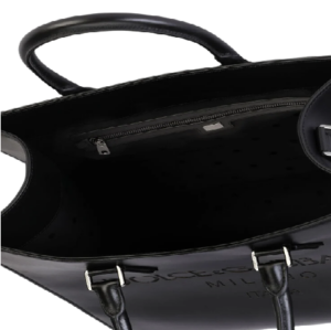 Alternative view of Túi Dolce & Gabbana Calfskin Edge Shopper With Logo Black BM1796AS73880999