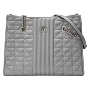Túi Gucci GG Marmont Medium Tote Dark Grey Leather ‎675796-UM8BN-1711