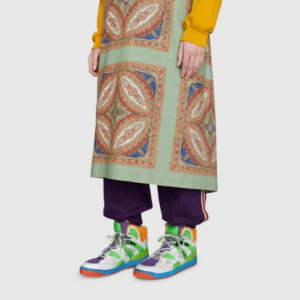 Alternative view of Giày Gucci Basket Sneaker White Green Purple 661301-2SH80-9062