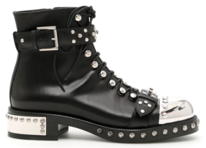Giày Alexander McQueen Oversized Sneaker Boots 470601 WHPP 01000