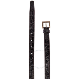 Alternative view of Thắt Lưng SAINT LAURENT Crocodile 634434-1ZQ0B-2053