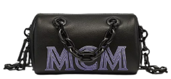 Túi MCM Boston Bag in Chain Leather MWBCSSX01BK001