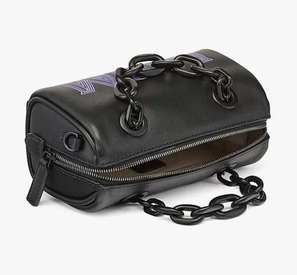 Túi MCM Boston Bag in Chain Leather MWBCSSX01BK001 - Hình ảnh 3