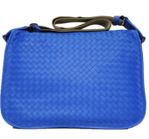 Alternative view of Túi Bottega Veneta Intrecciato Messenger Bag in Blue 355784-VA00A-4376