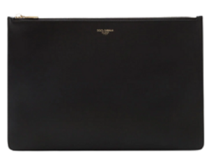 Túi Dolce & Gabbana Calfskin Document Holder With Heat-stamped Logo