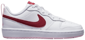 Giày Nike Court Borough Low 2 GS 'White Dark Beetroot' BQ5448-120