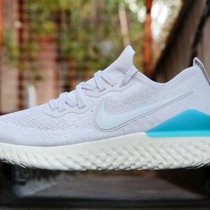 Giay Nike Epic React Flyknit 2 Vast Grey Blue Lagoon BQ8928 006 Authentic Shoes