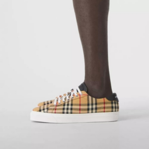 Alternative view of Giày Burberry Vintage Check And Leather 'Archive Beige'