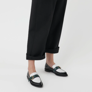 Alternative view of Giày Burberry Colour Block Leather Monk Strap Loafers 4075729