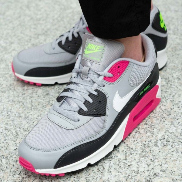 Giày Nike Air Max 90 Essential 'Grey Pink Volt' AJ1285-020 - Hình ảnh 6