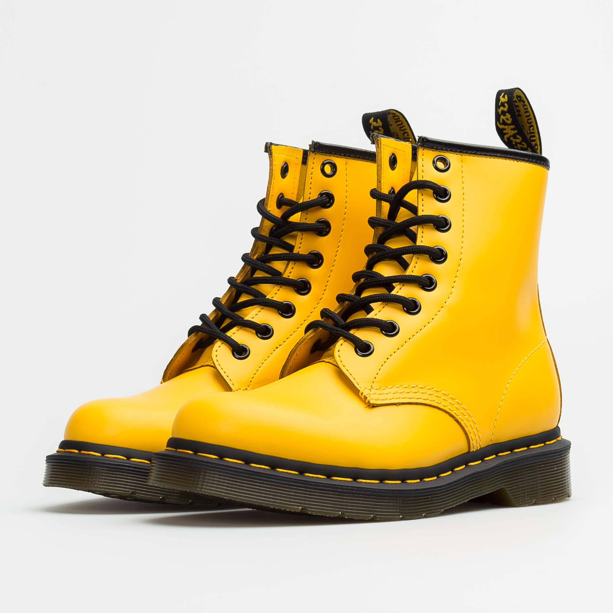 Giày Dr. Martens 1460 Smooth Unisex Boots Yellow 24614700 - Ảnh 2
