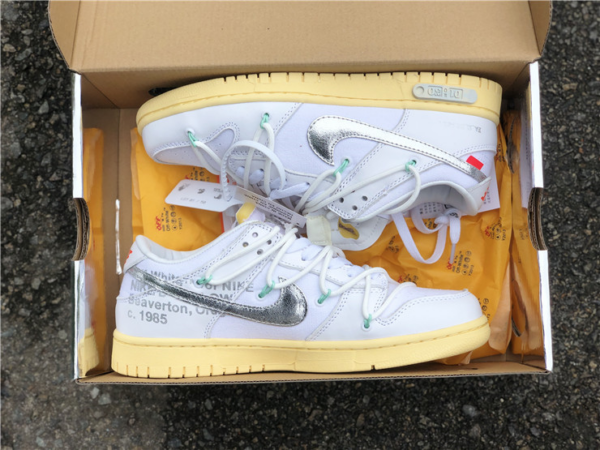 Giày Nike Off-White x Dunk Low 'Lot 01 Of 50' DM1602-127 - Hình ảnh 5