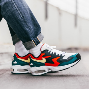 Alternative view of Giày Nike Air Max 2 Light SP 'Red Navy Emerald' BV1359-600
