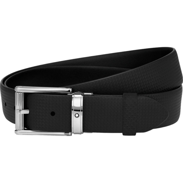 Dây Lưng MontBlanc Rectangular Roll Cut-to-Size Pin Buckle Leather Belt 123908 - Hình ảnh 2