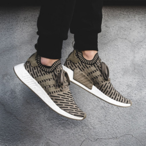 Alternative view of Giày Adidas NMD_R2 Primeknit 'Trace Cargo' BA7198
