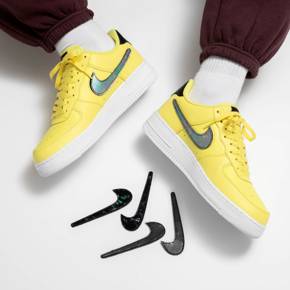 Nike Air Force 1 '07 LV8 3 Yellow Pulse Men's Basketball Shoes CI0067-700 