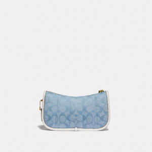 Alternative view of Túi Coach Swinger 20 In Signature Chambray With Quilting C5016 B4SUX