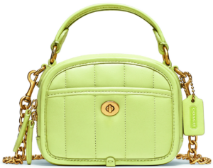Túi Coach Lunchbox Top Handle With Quilting 'Pale Lime' C4678-B4M97
