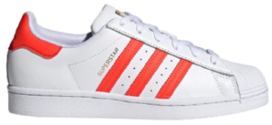Giày Adidas Superstar 'White Red' FX5963